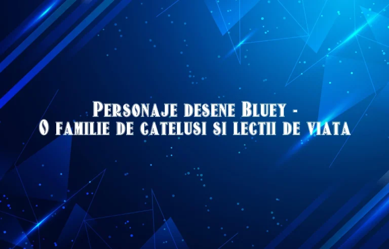 personaje desene bluey