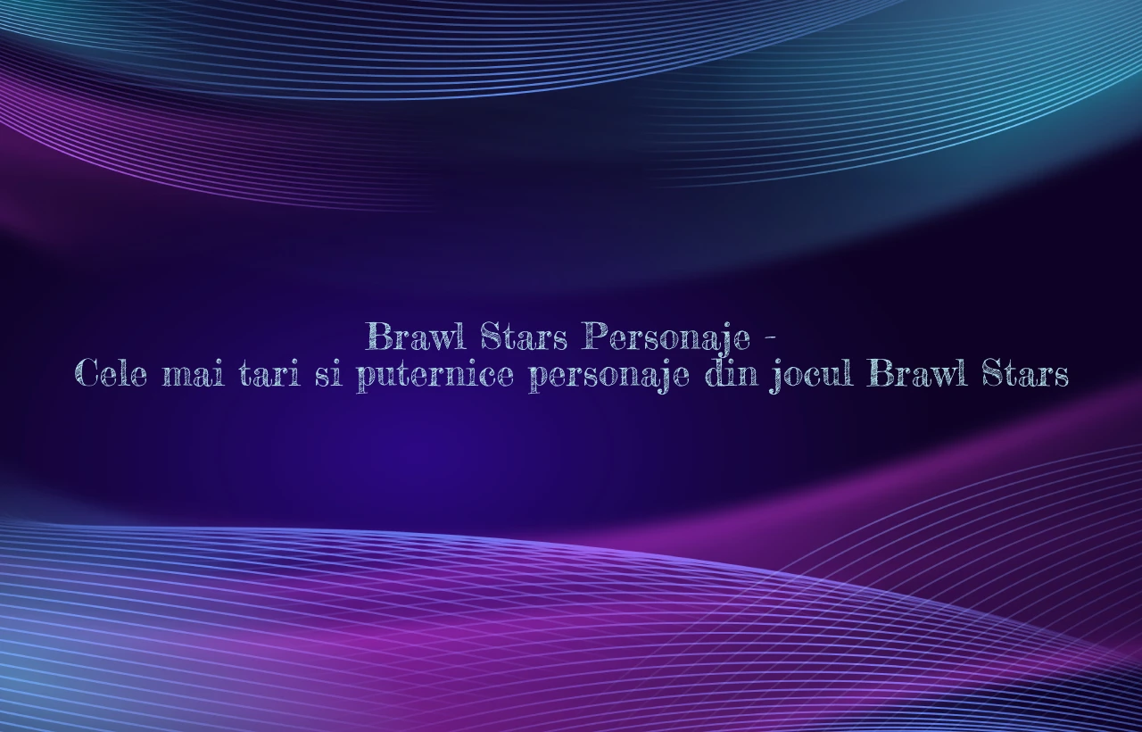 brawl stars personaje