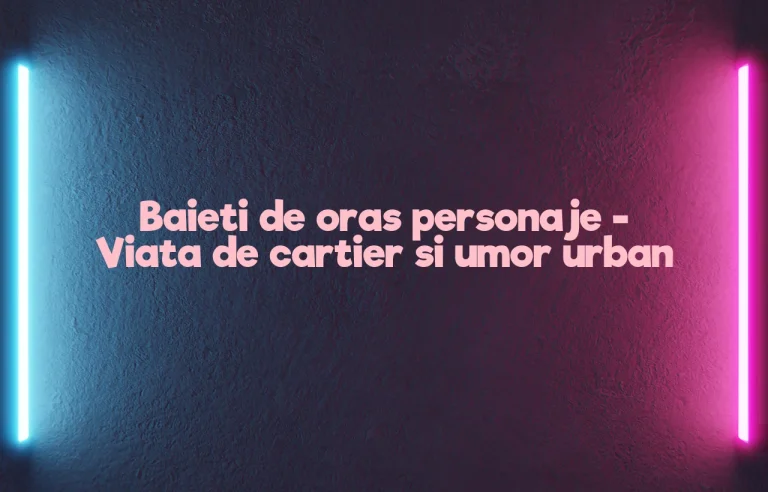 baieti de oras personaje