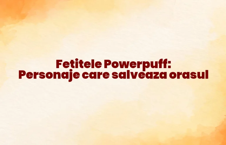 personaje desene animate baieti