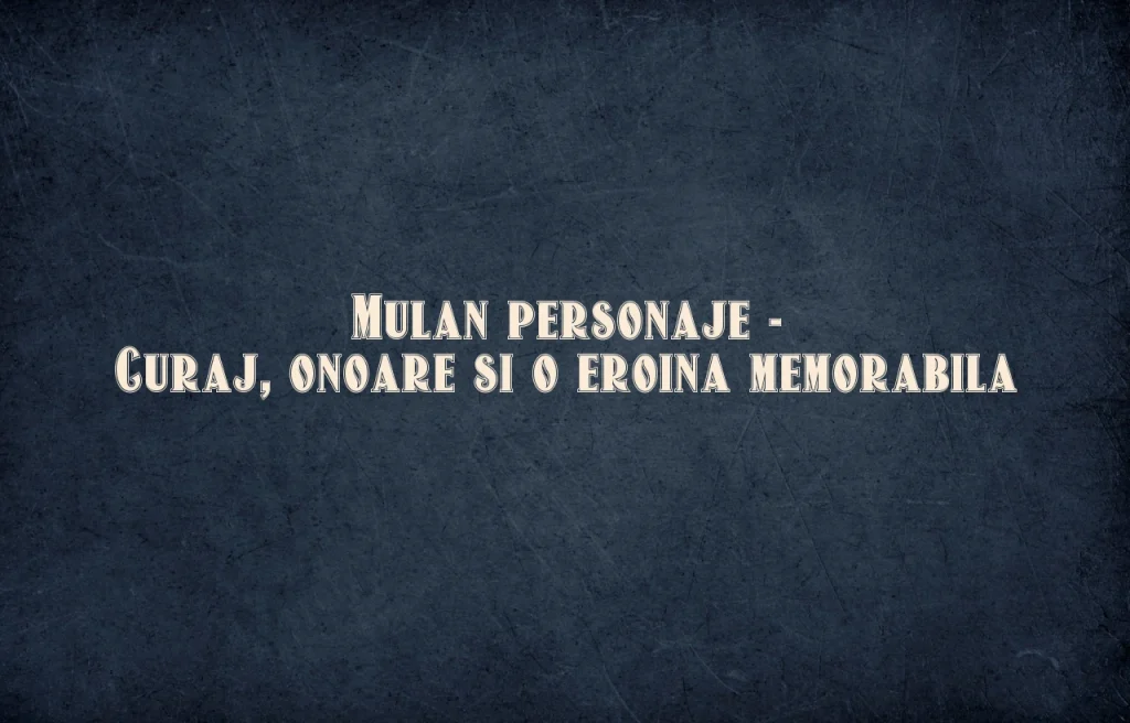 mulan personaje