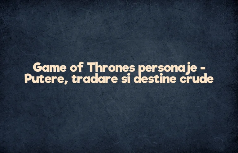 game of thrones personaje