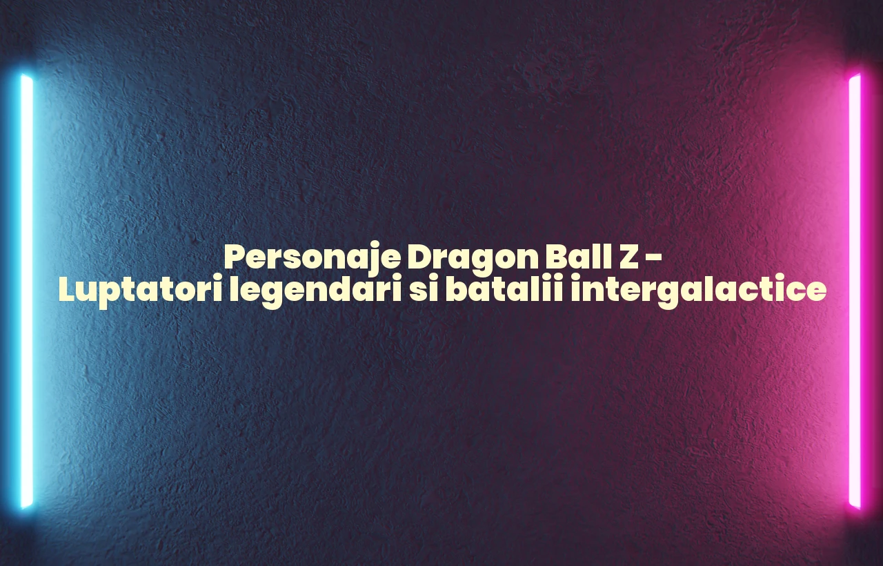 personaje dragon ball z