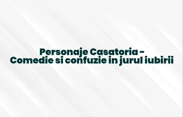 personaje casatoria