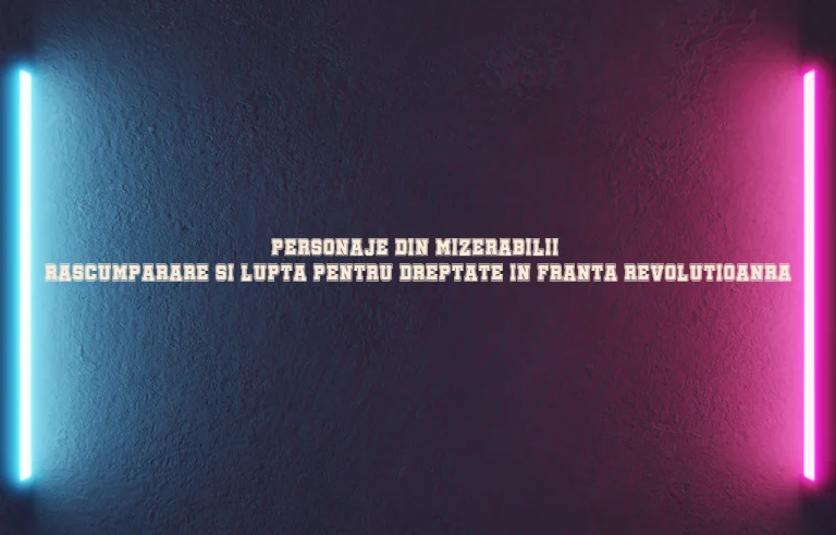 personaje din mizerabilii