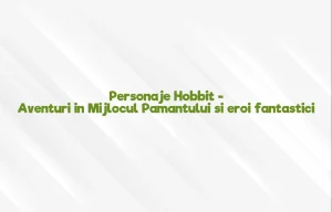 personaje hobbit