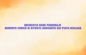 recreatia mare personaje