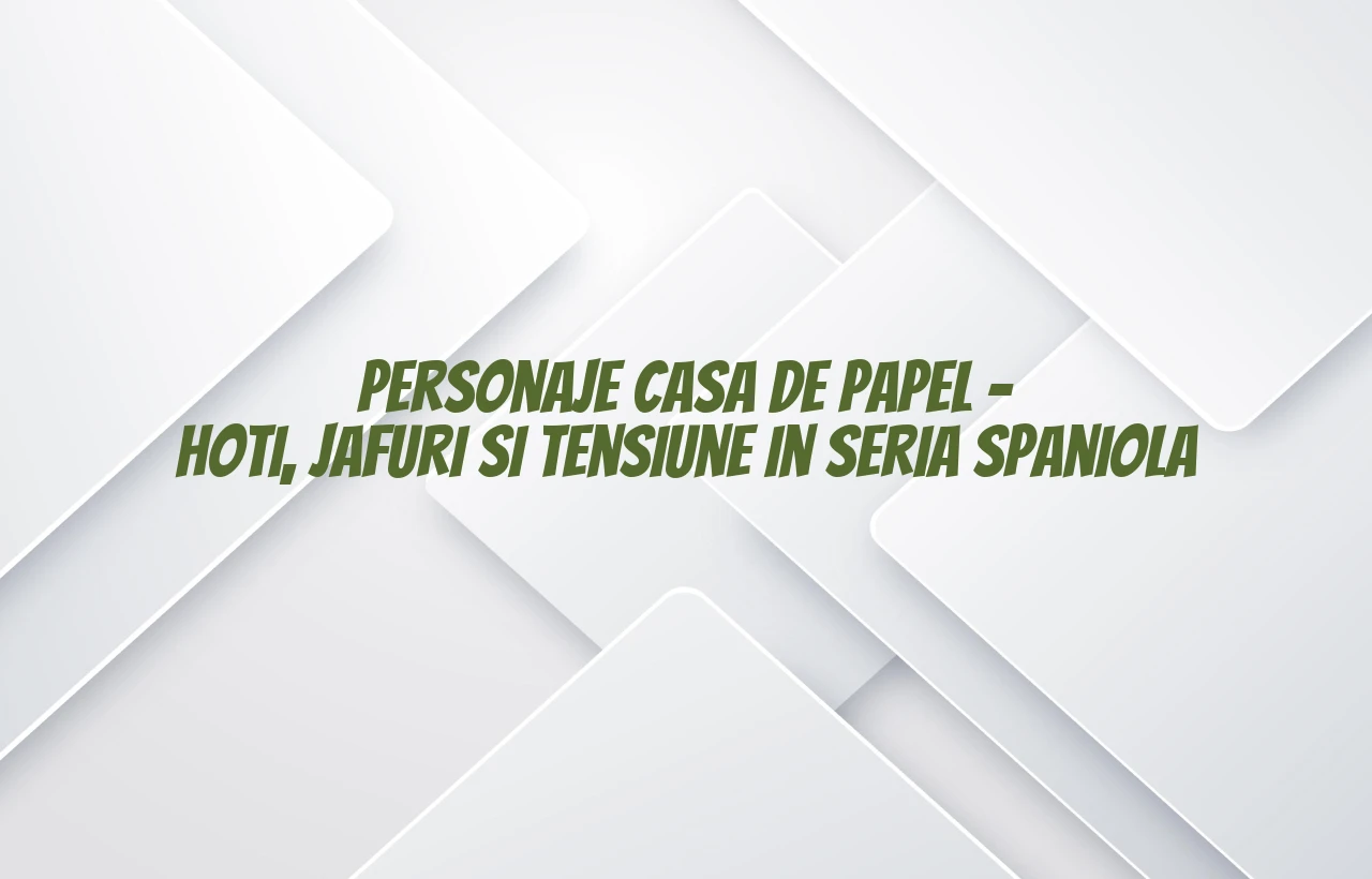 personaje casa de papel