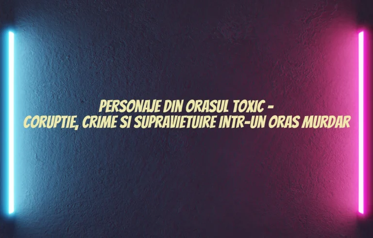 personaje din orasul toxic