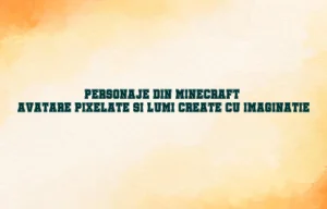 personaje din minecraft