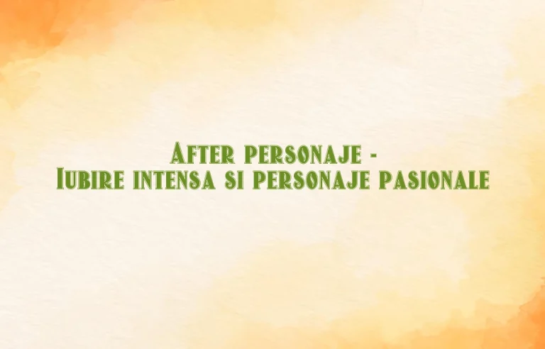 after personaje