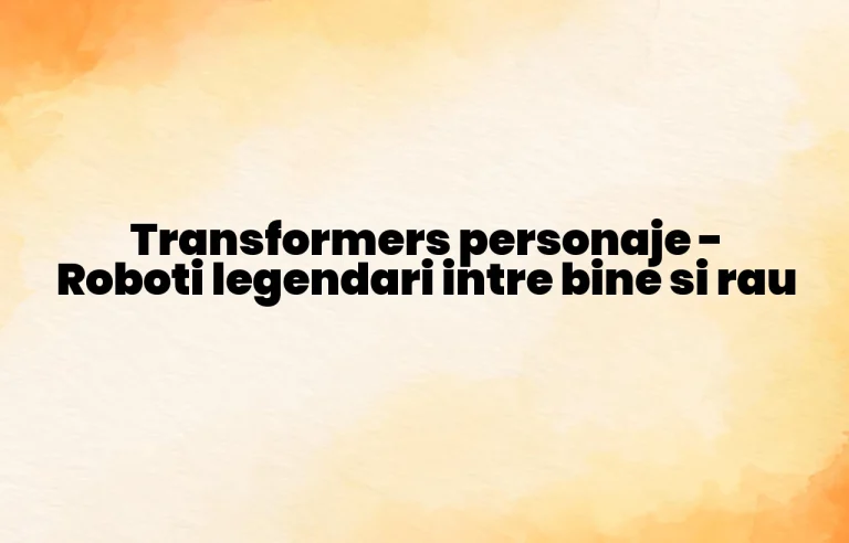 transformers personaje