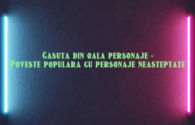 casuta din oala personaje