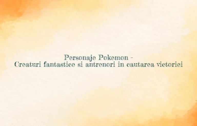 personaje pokemon