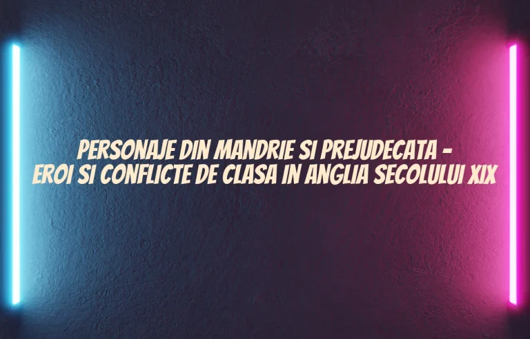 personaje din mandrie si prejudecata