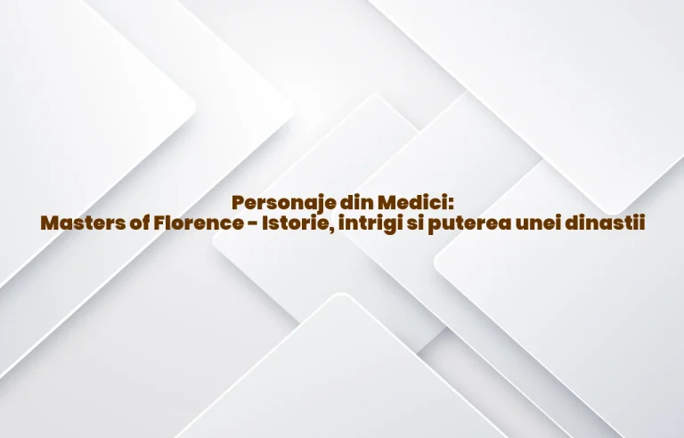 personaje din medici: masters of florence