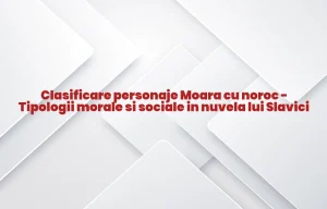 clasificare personaje moara cu noroc