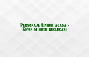 personaje singur acasa