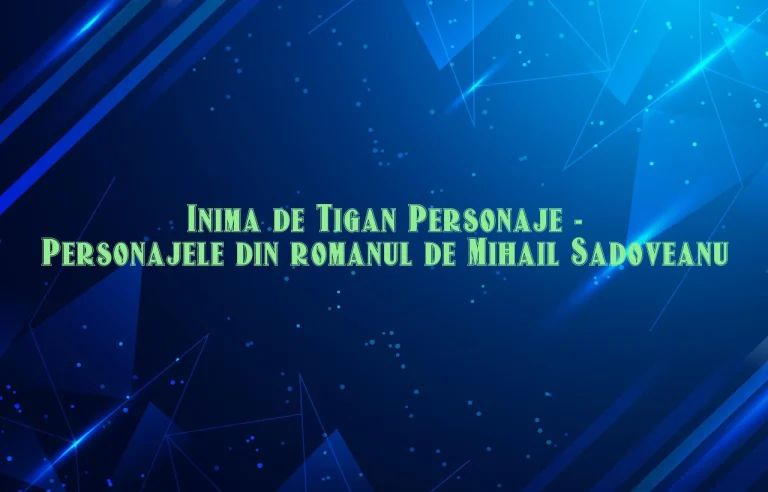 inima de tigan personaje