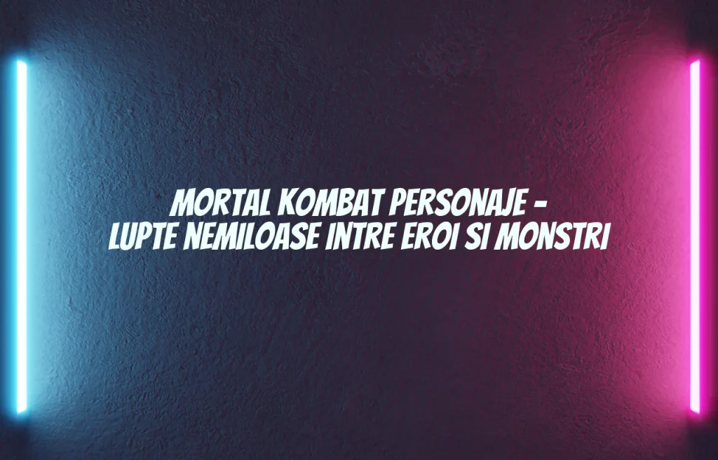 mortal kombat personaje