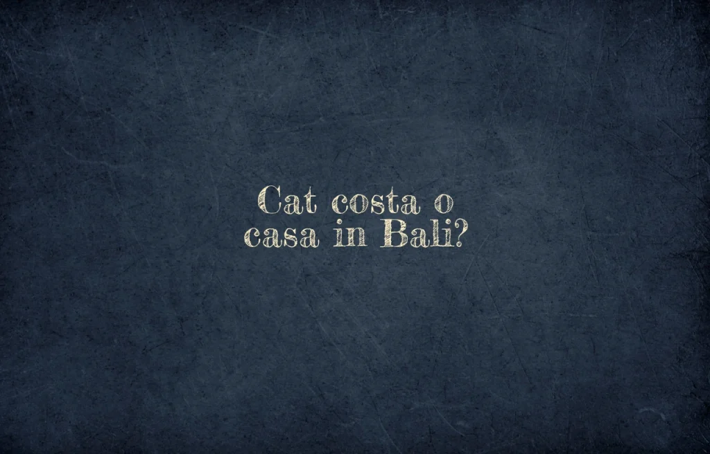 cat costa o casa in bali