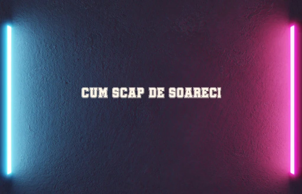 cum scap de soareci