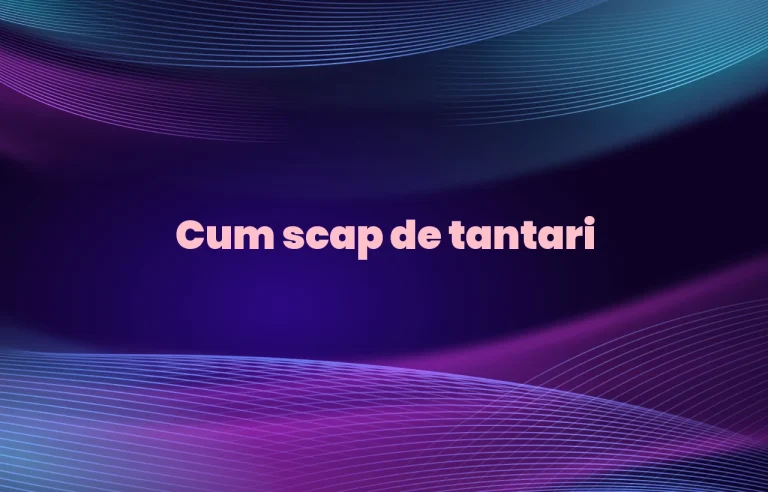 cum scap de tantari