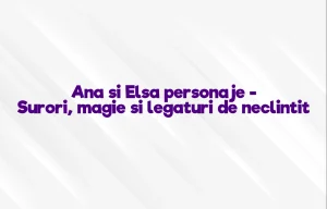 ana si elsa personaje