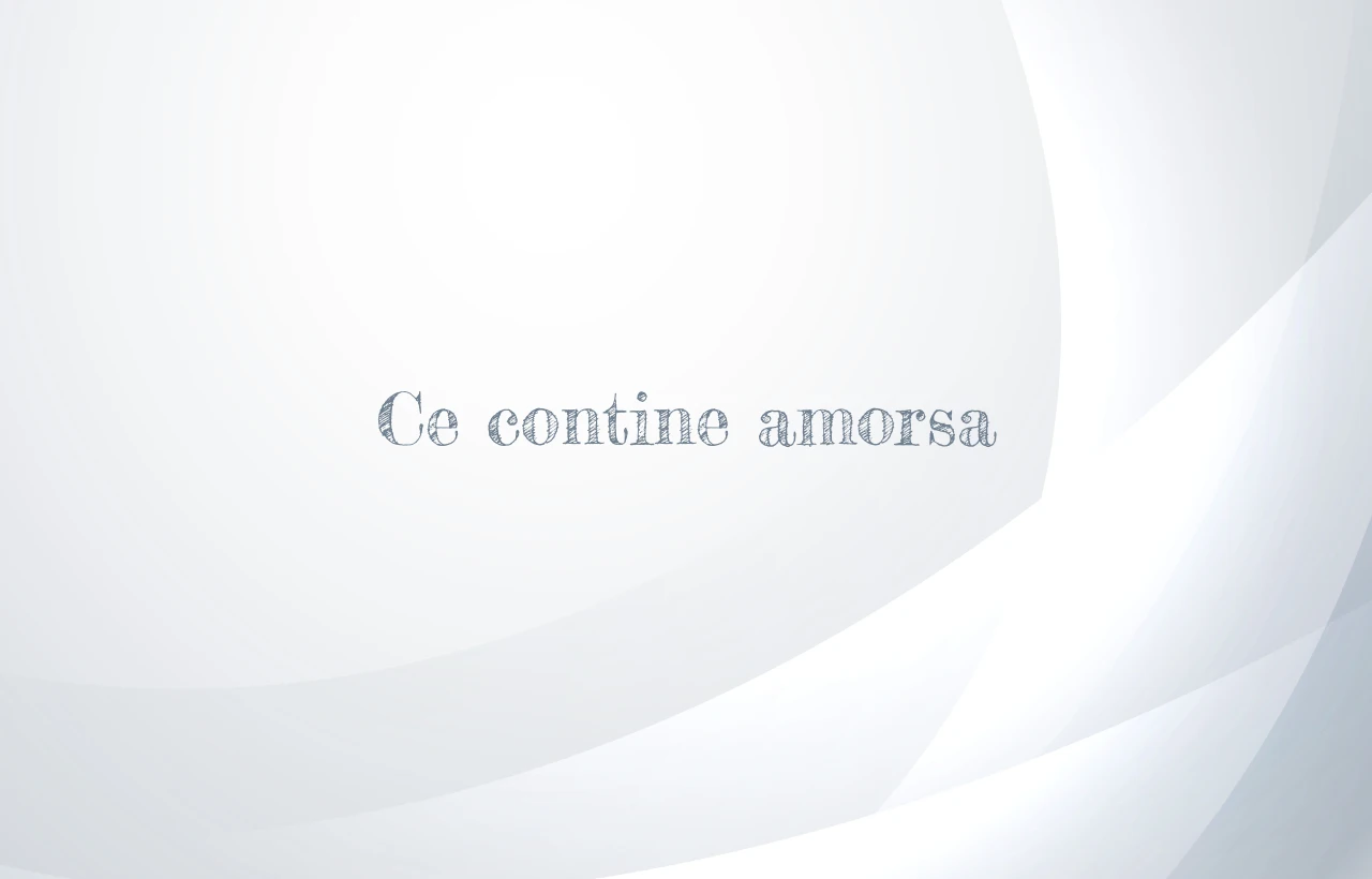 ce contine amorsa