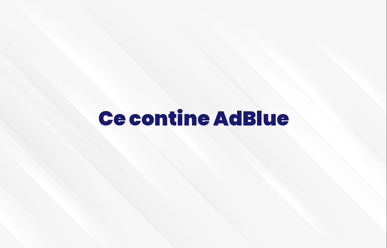 ce contine adblue