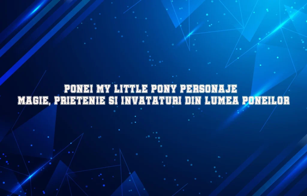 ponei my little pony personaje