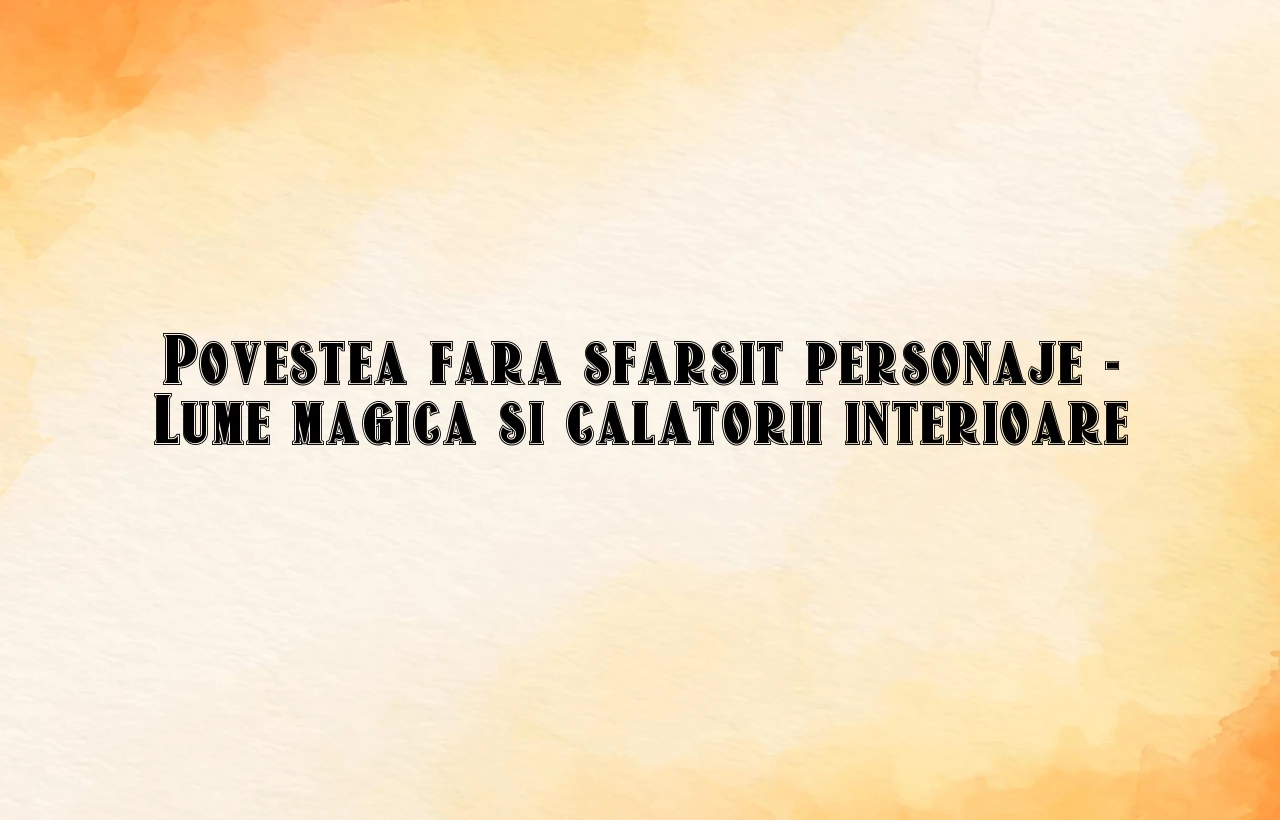 povestea fara sfarsit personaje