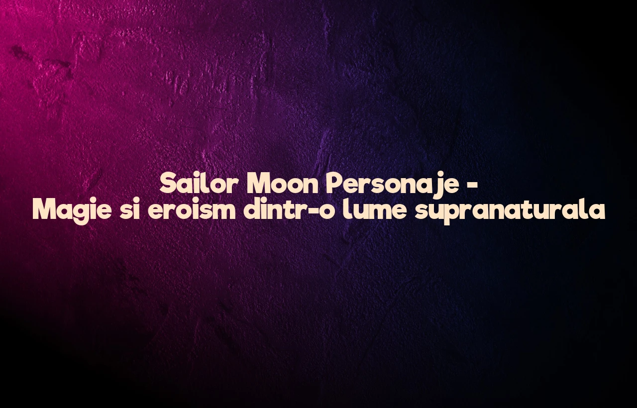 sailor moon personaje