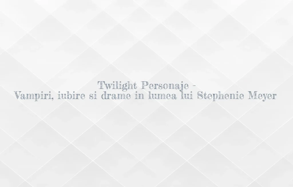 twilight personaje