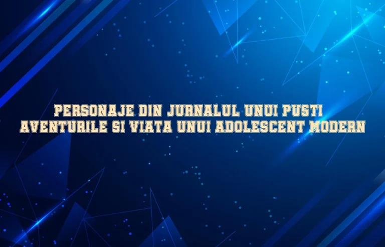 personaje din jurnalul unui pusti