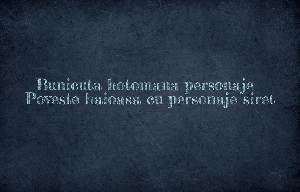 bunicuta hotomana personaje