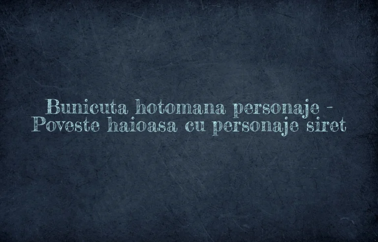 bunicuta hotomana personaje