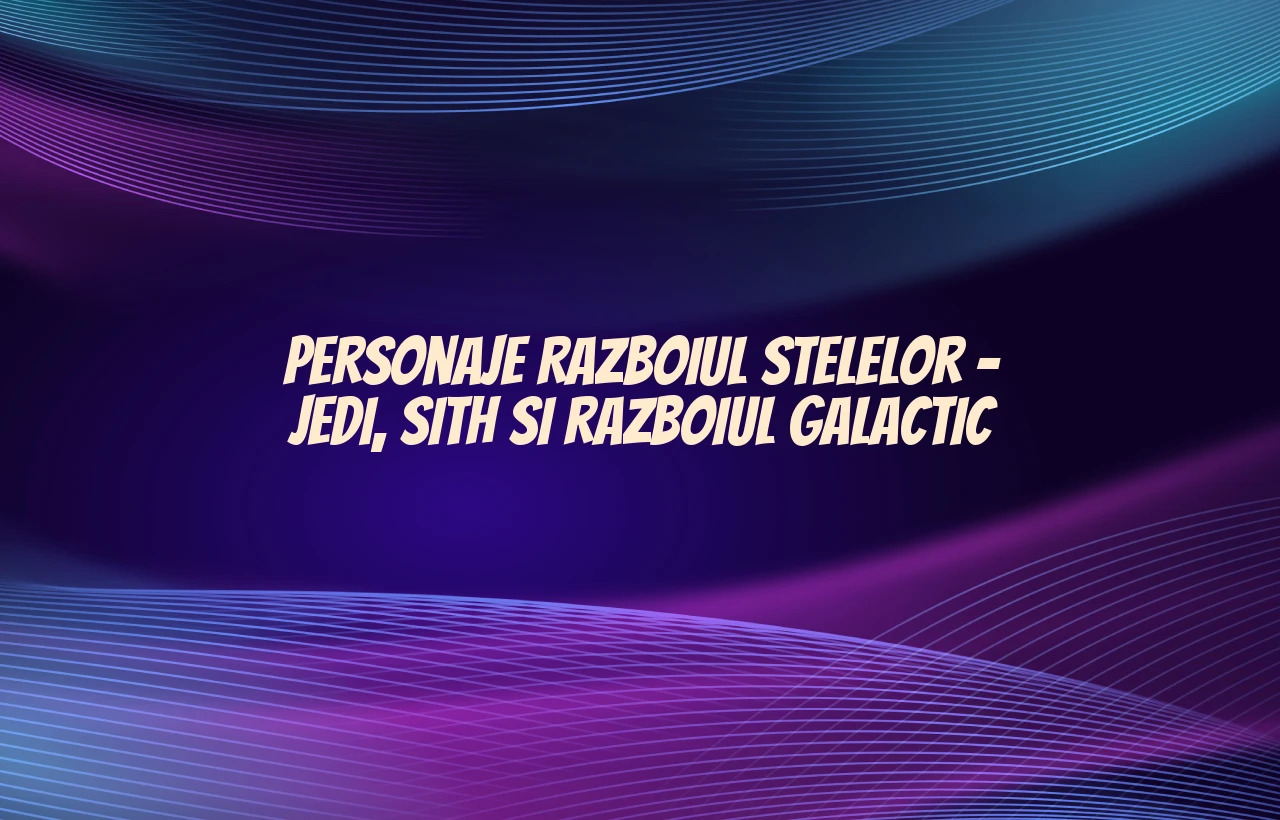 personaje razboiul stelelor