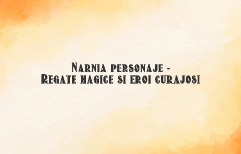narnia personaje