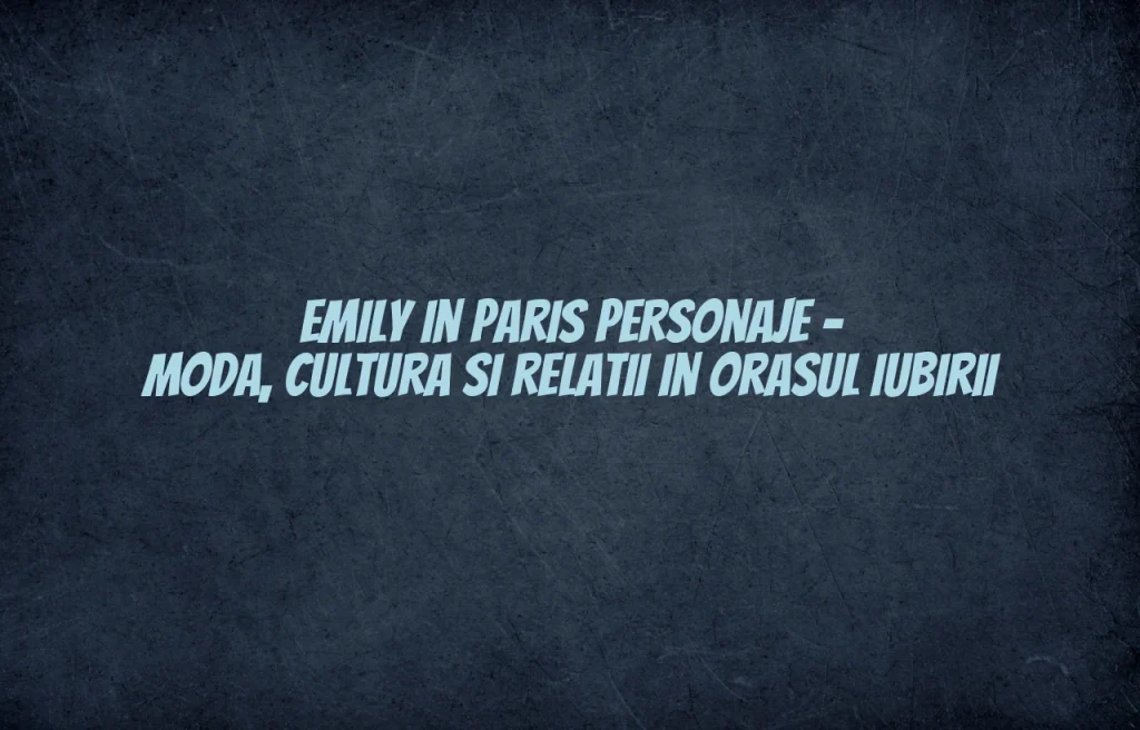 emily in paris personaje
