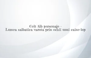 colt alb personaje