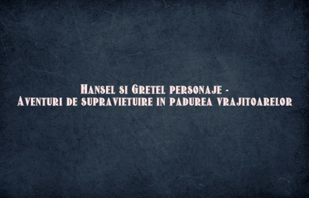 hansel si gretel personaje